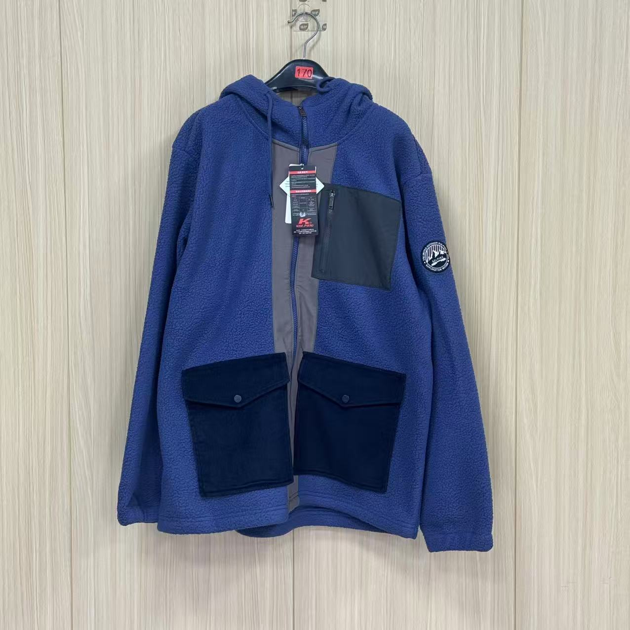 kolping秋冬保暖时尚百搭男士抓绒外套KSJ6769M