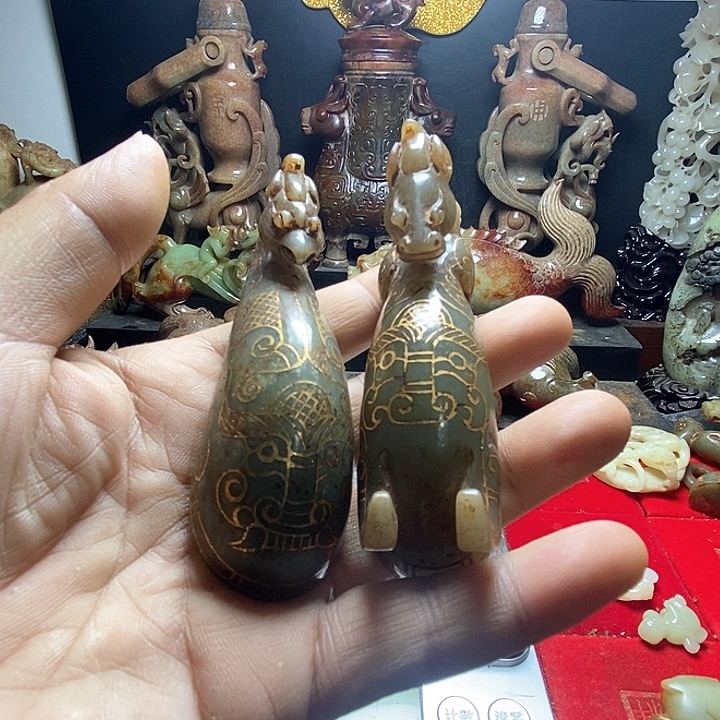 和田玉挂件未镶嵌