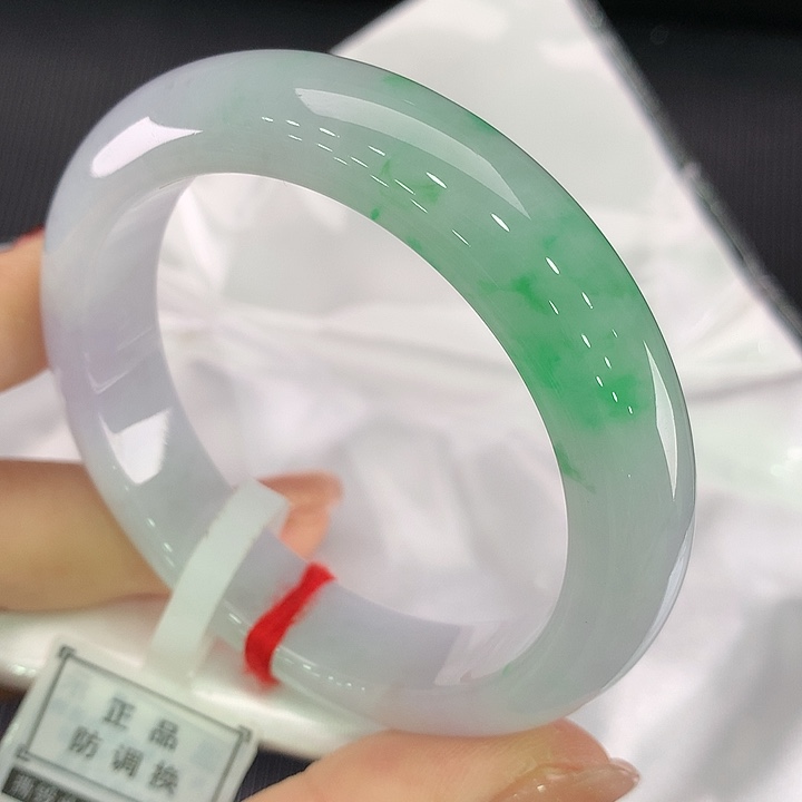 翡翠手镯未镶嵌正圈55