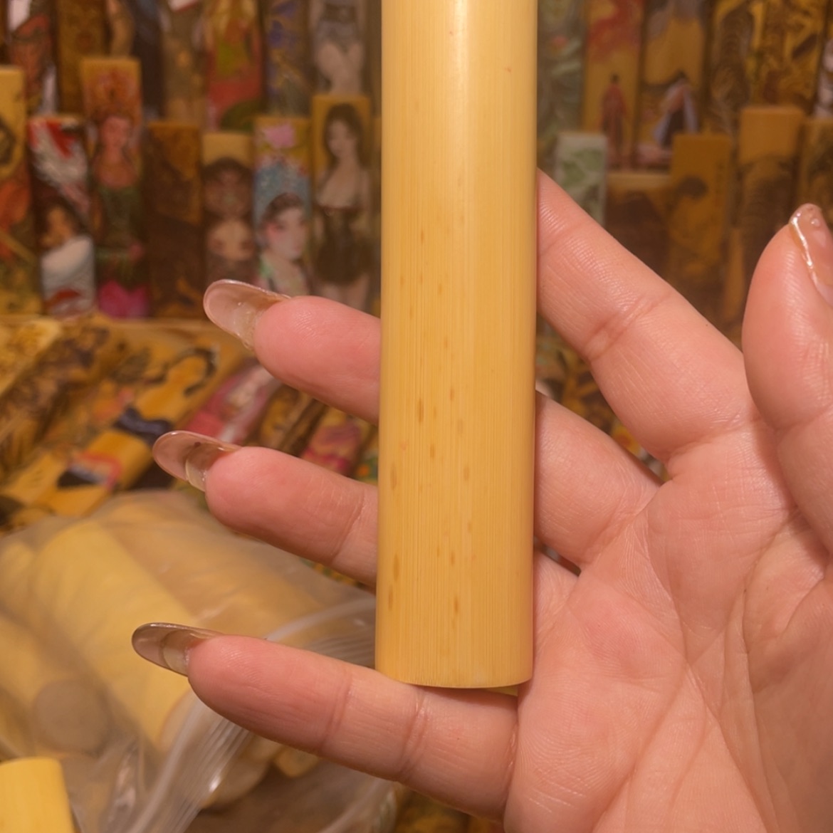 【闪购商品】竹可*?实心竹手把件手把件