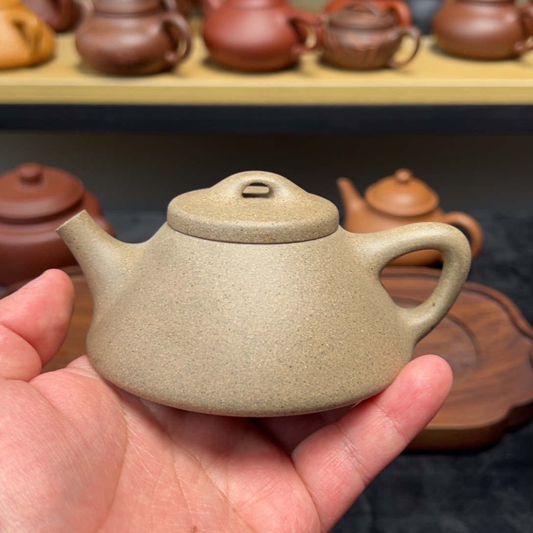 紫砂茶壶150cc青段文瓢