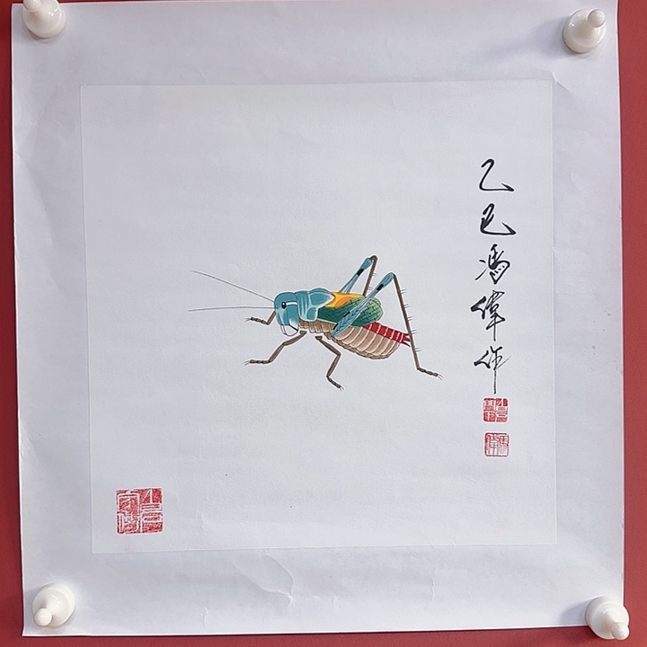 国画冯伟老师手绘作品 