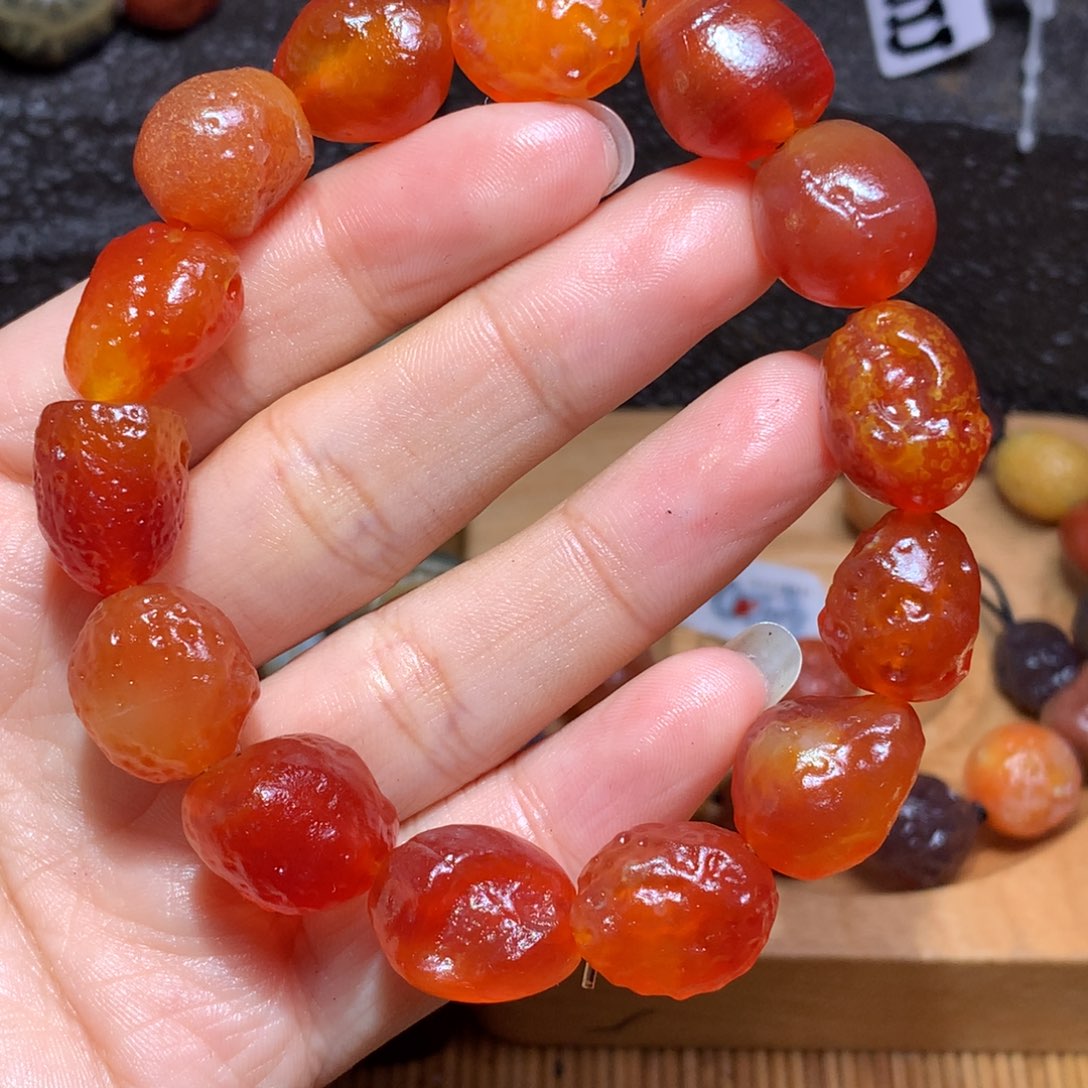 未镶嵌玛瑙/玉髓珠宝半成品