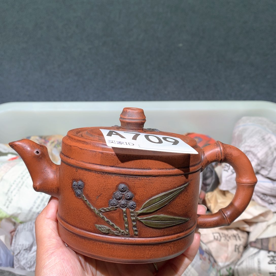 茶壶粗砂紫砂茶壶709