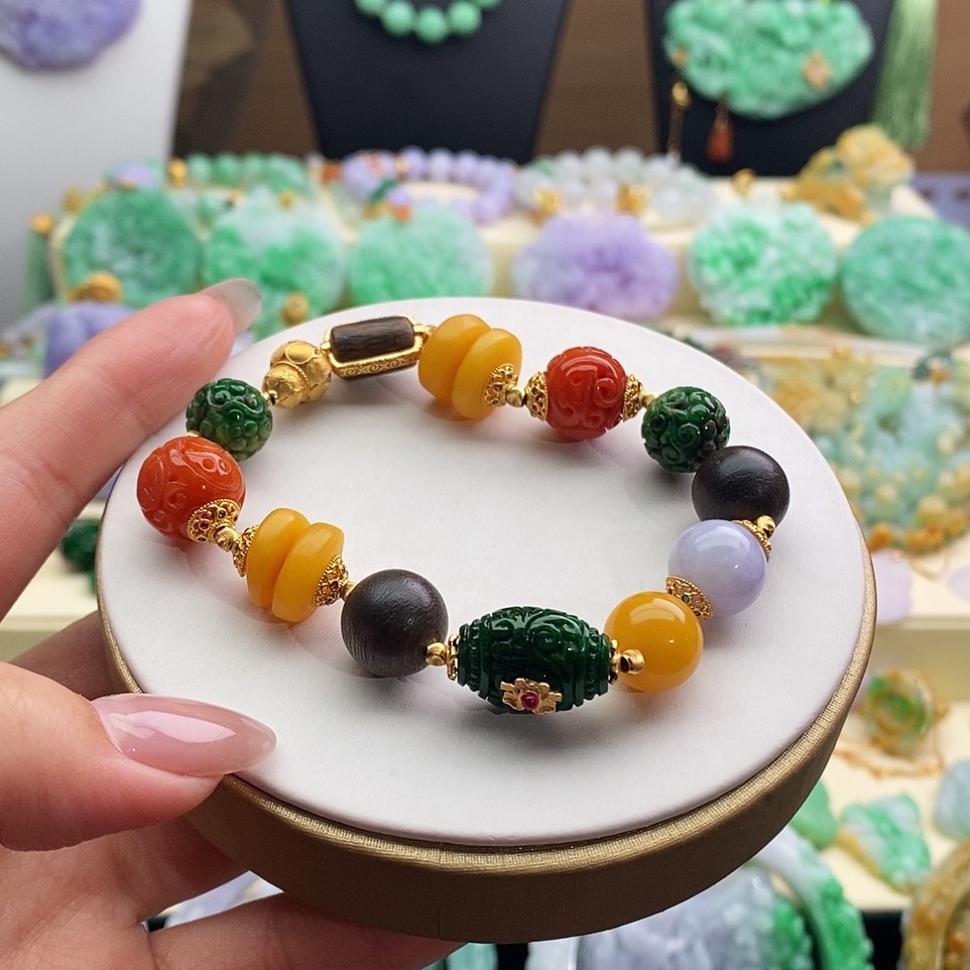 翡翠未镶嵌手串手串