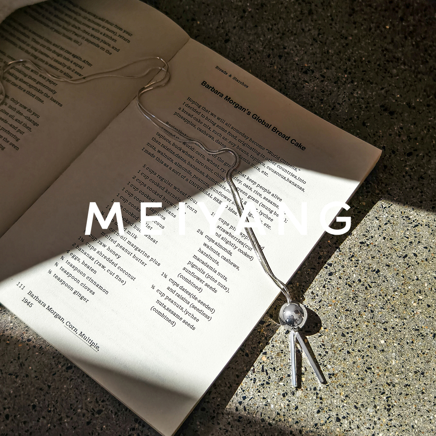 吊坠925银 美洋MEIYANG【商场同款】银球毛衣链百搭蛇骨长项链-周一