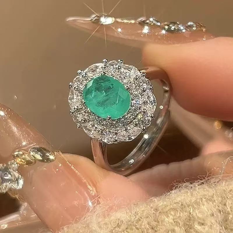 碧玺（处理）WINNER    帕帕拉恰戒指  A879