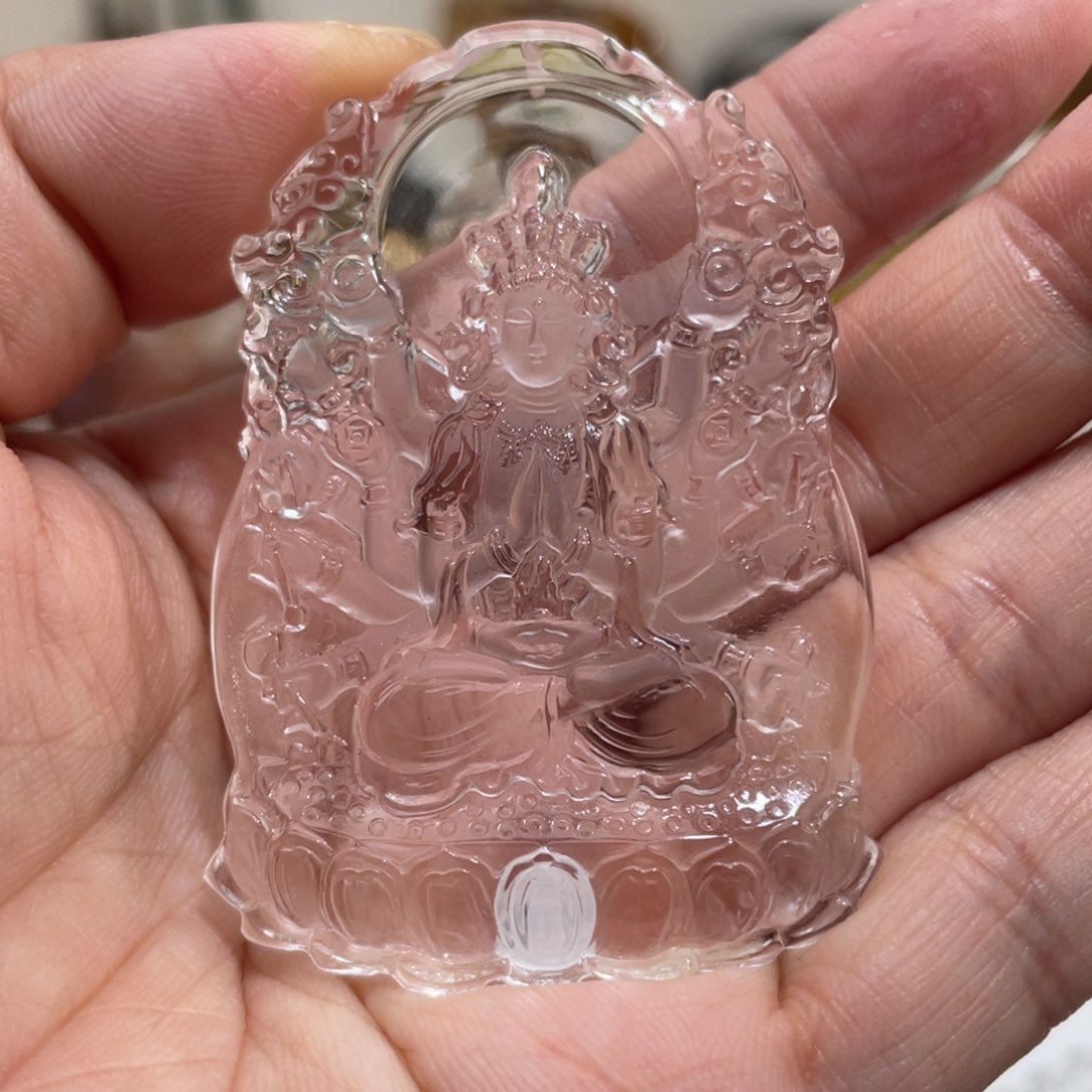 水晶吊坠(赠链)未镶嵌行*定制