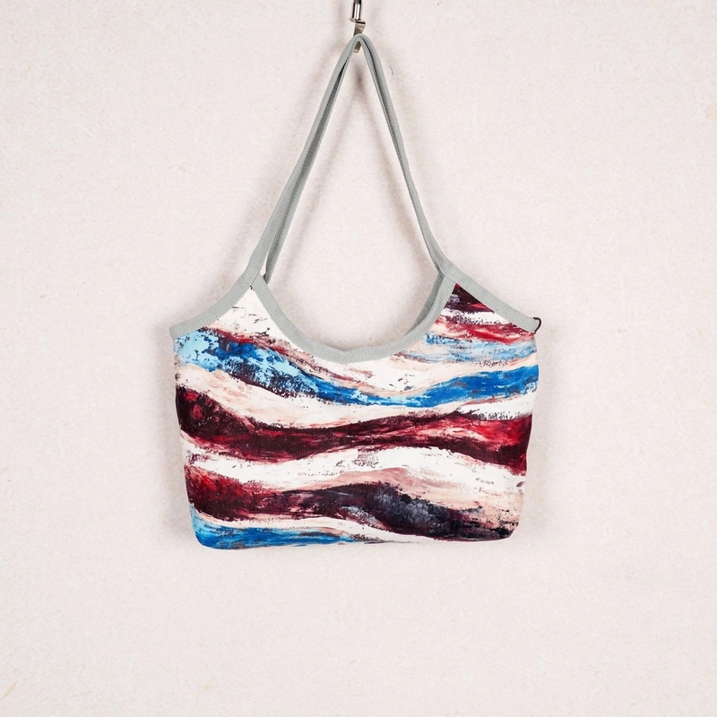 无则艺无则艺【菜篮子包】原创小众时尚腋下多巴胺便携轻便岩彩