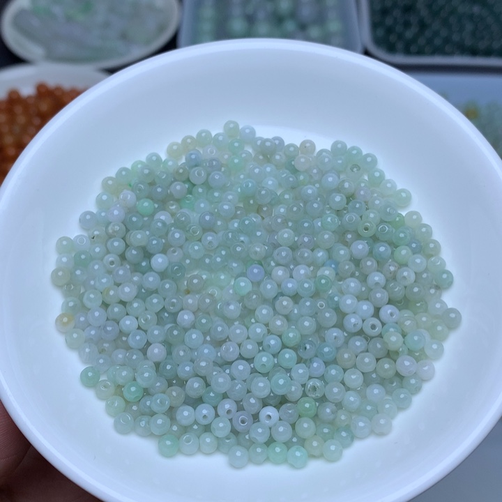 【闪购商品】未镶嵌翡翠手链卡3.5冰晴100个