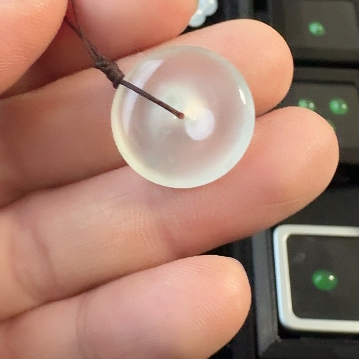 翡翠裸石天然翡翠A货冰种平安扣