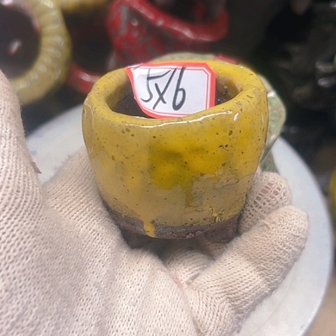 粗陶花盆手工花盆制作