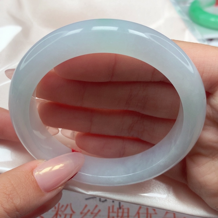 【闪购商品】翡翠手镯未镶嵌58圈