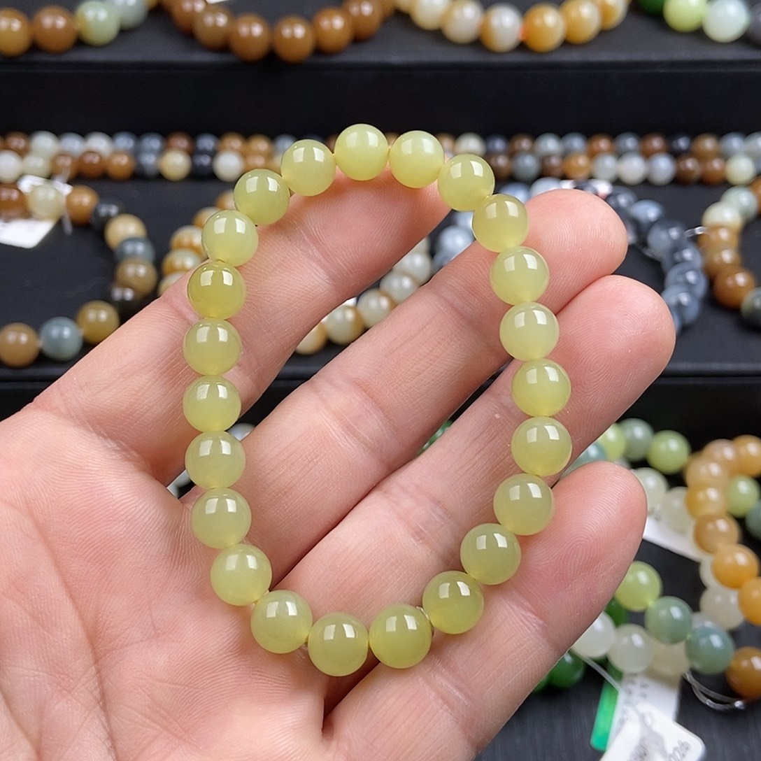 和田玉未镶嵌手链