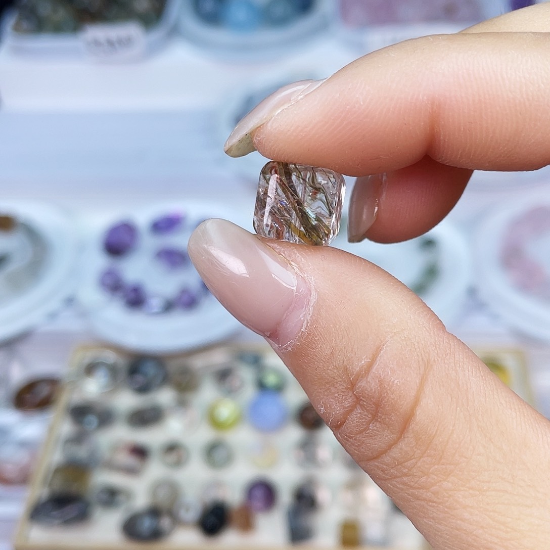 水晶水晶单珠未镶嵌