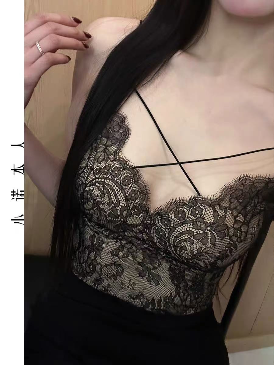 吊带显瘦潮流风夏季无钢圈休闲风背心欧美风性感通勤