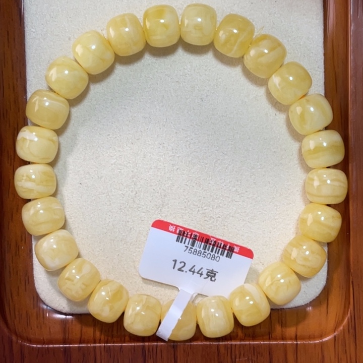 琥珀手链未镶嵌蜜蜡