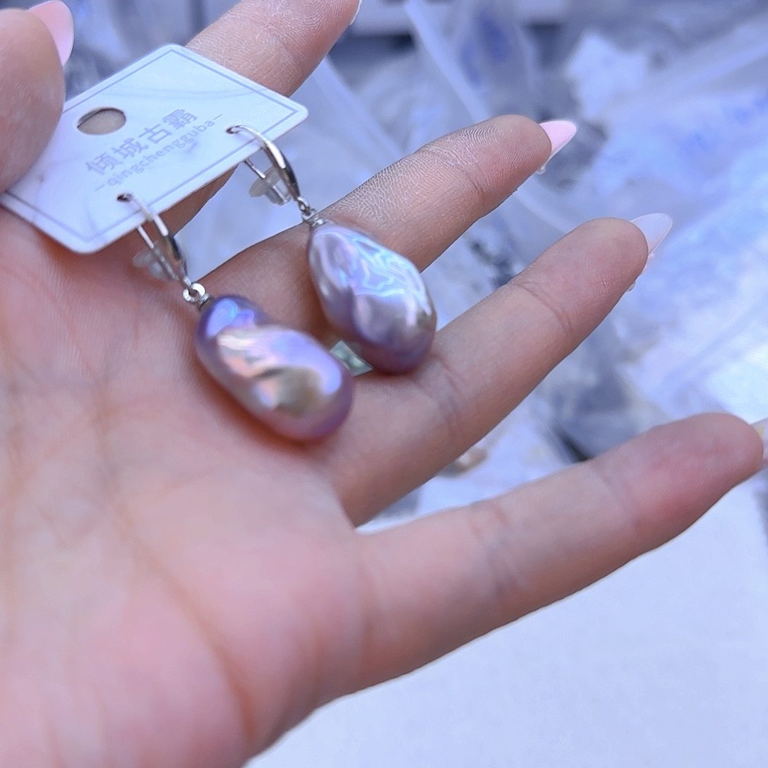 银S925镶嵌项链定制192淡水珍珠