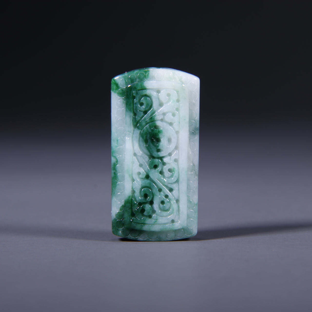 清 翡翠勒子 福缘堂 W 90009