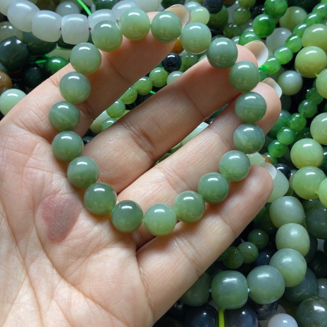 和田玉手链未镶嵌