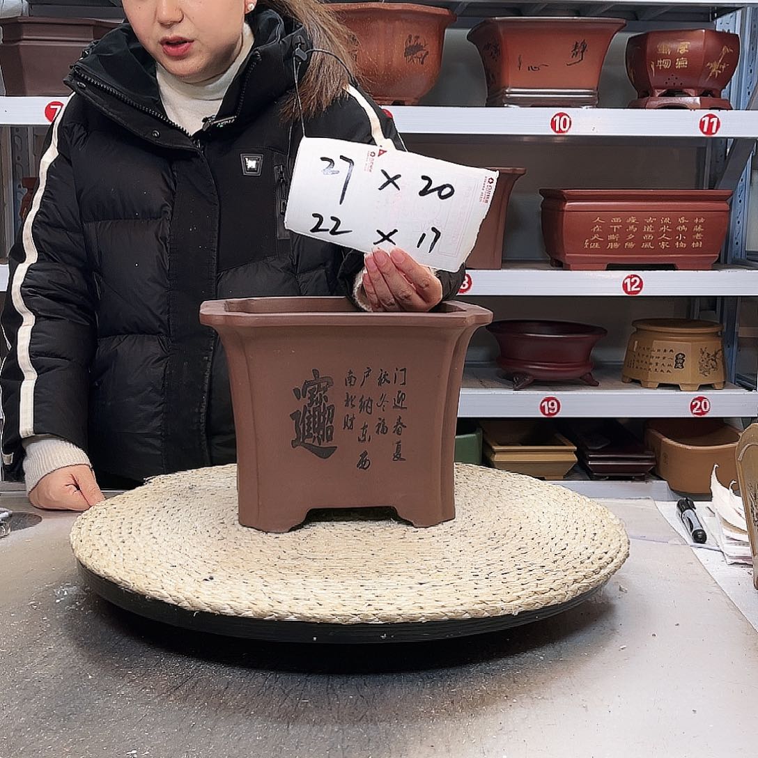 紫砂花盆紫砂花盆