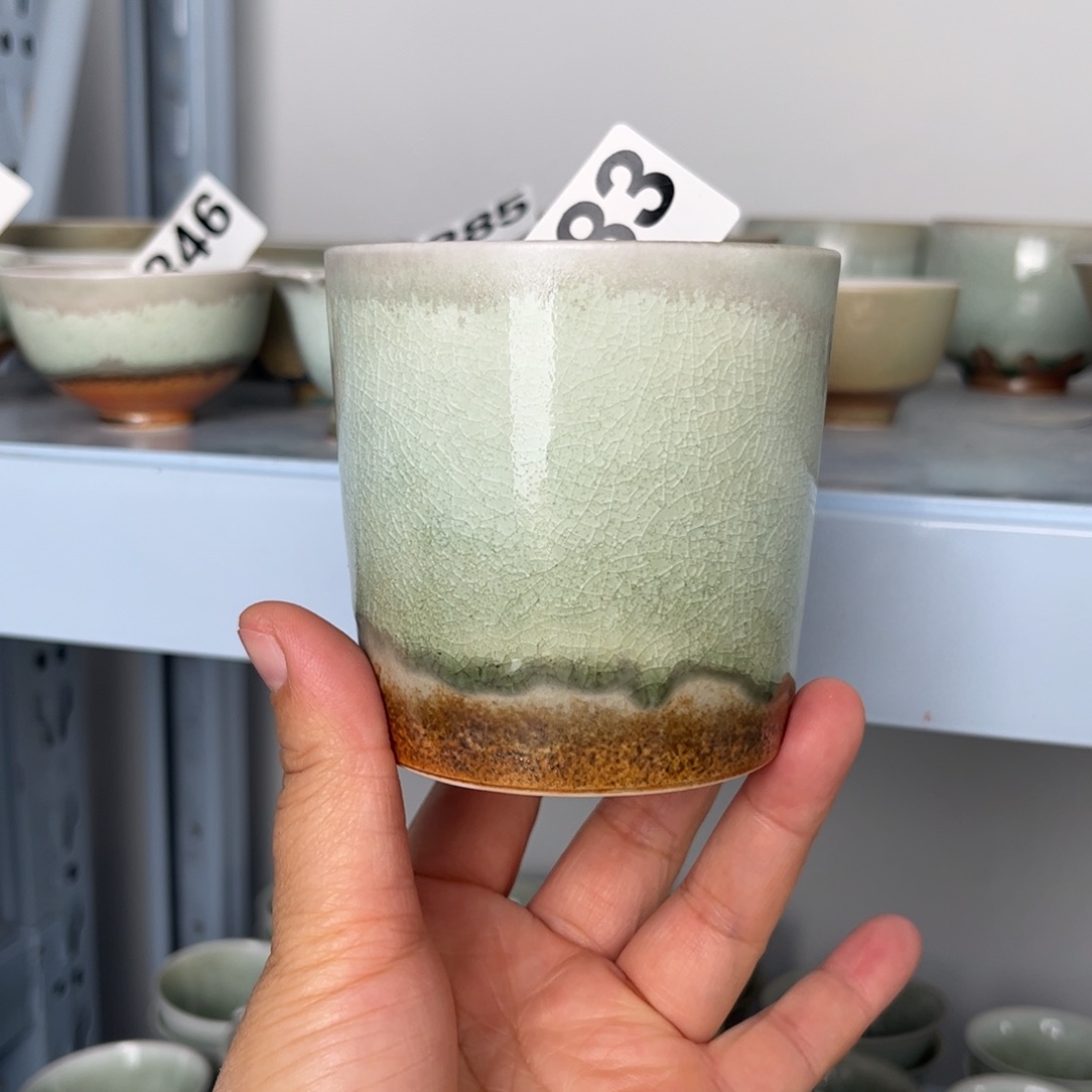 瓷杯子我们观山观水观自在