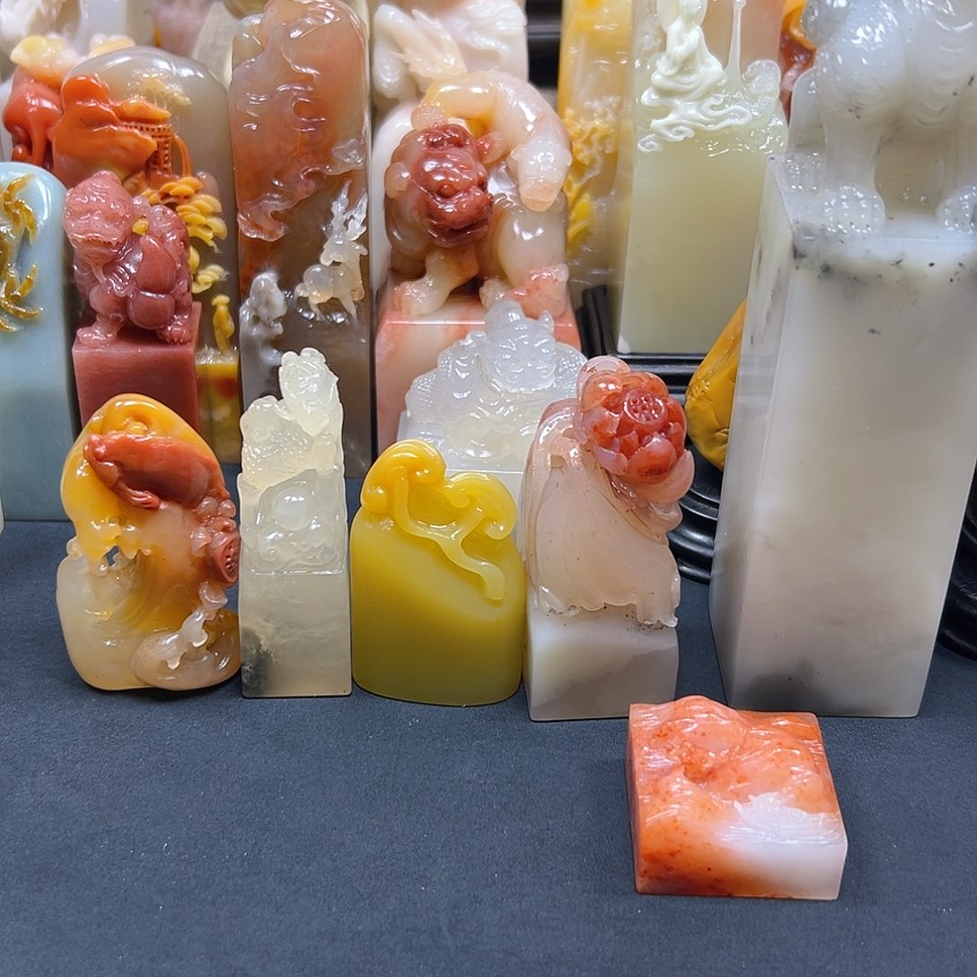 寿山石?*坦印章雕刻工艺