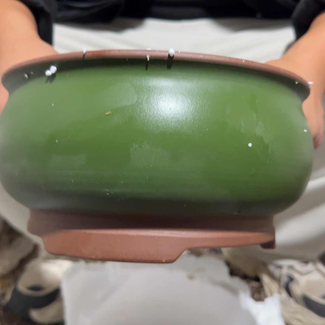 紫砂花盆口径25厘米