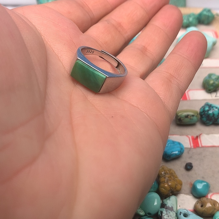 佛***间绿松石未镶嵌吊坠(不含链)