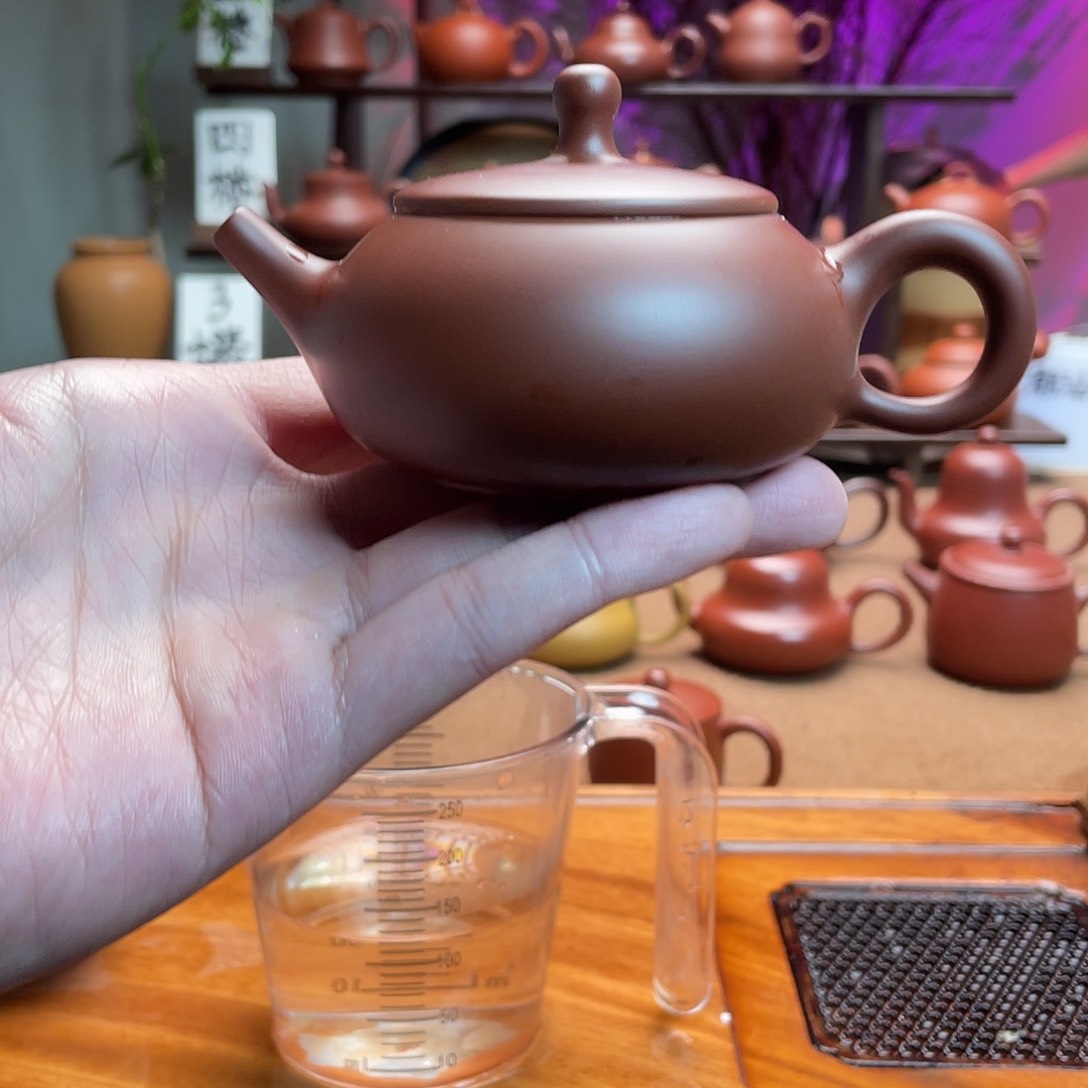紫砂茶壶上**❺手拉壶广元120c