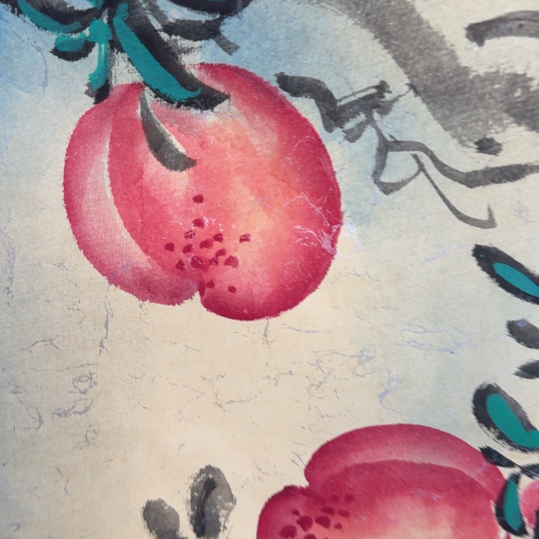 国画纯手绘山水花鸟作品