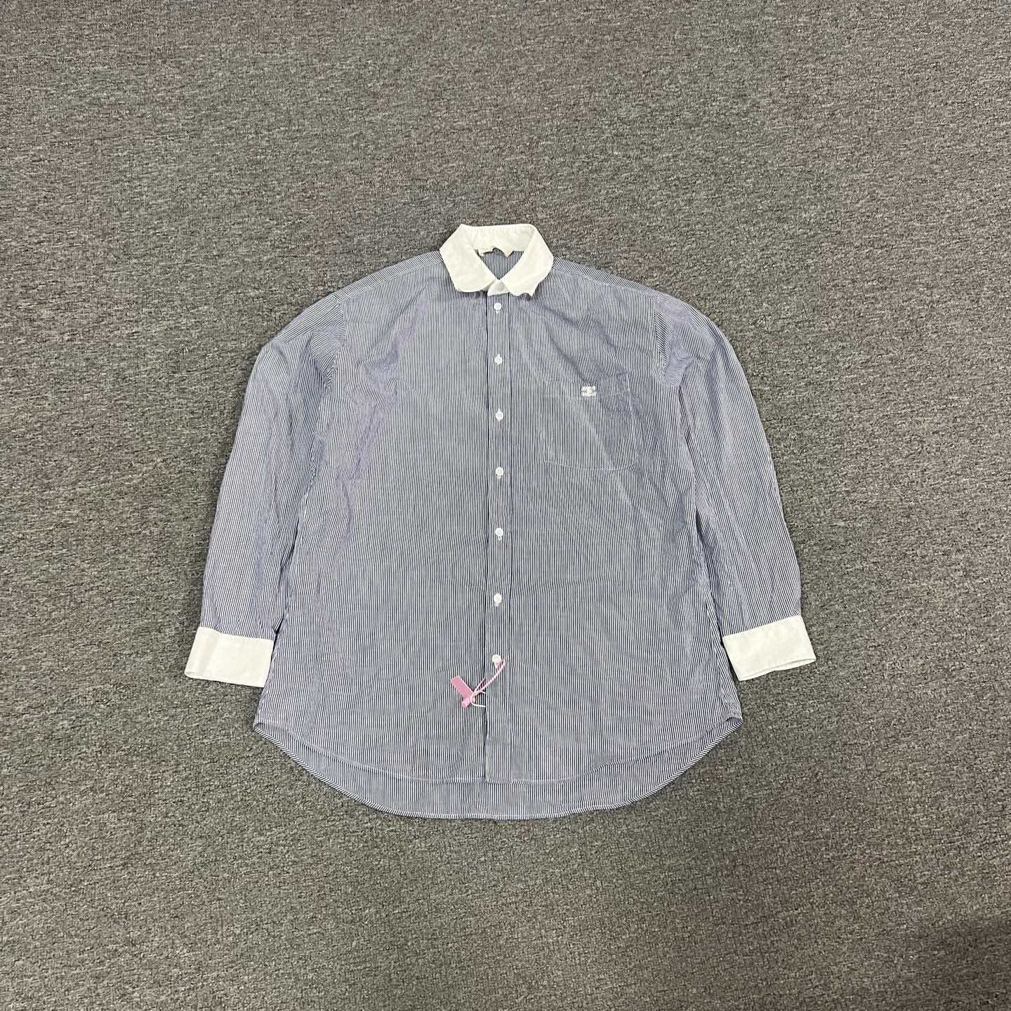 99新 Celine/思琳 Celine 凯旋门 条纹 衬衫