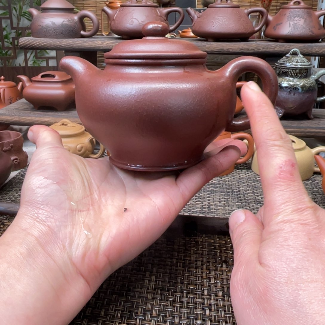 紫砂茶壶宜兴原矿紫砂手工制320