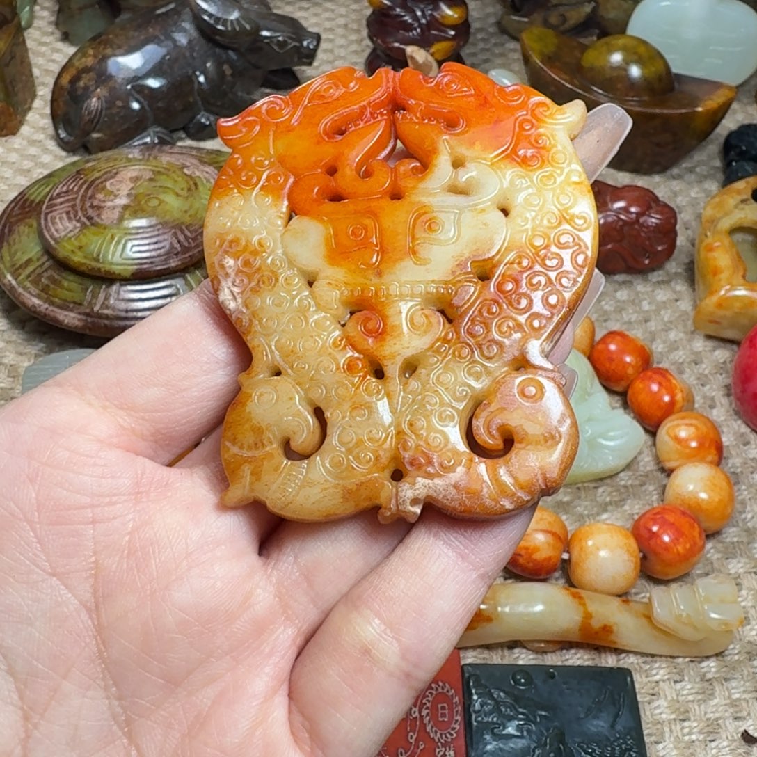 白玉菩提吊坠挂件