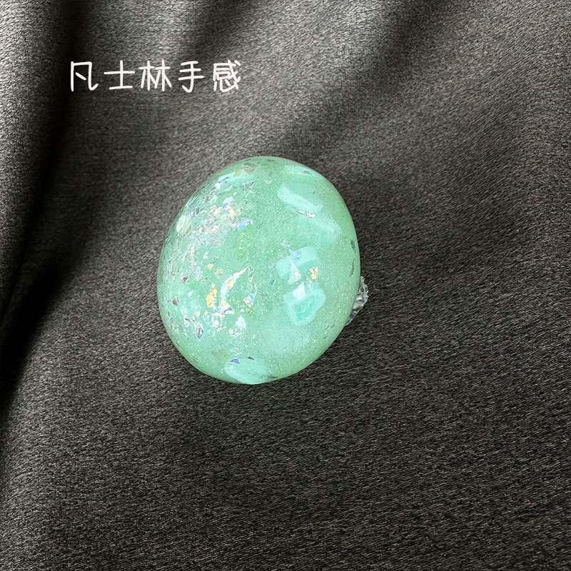 【橡胶圈封口】凡士林手感珍珠圈+爱心积木填充 肌无力手作球 