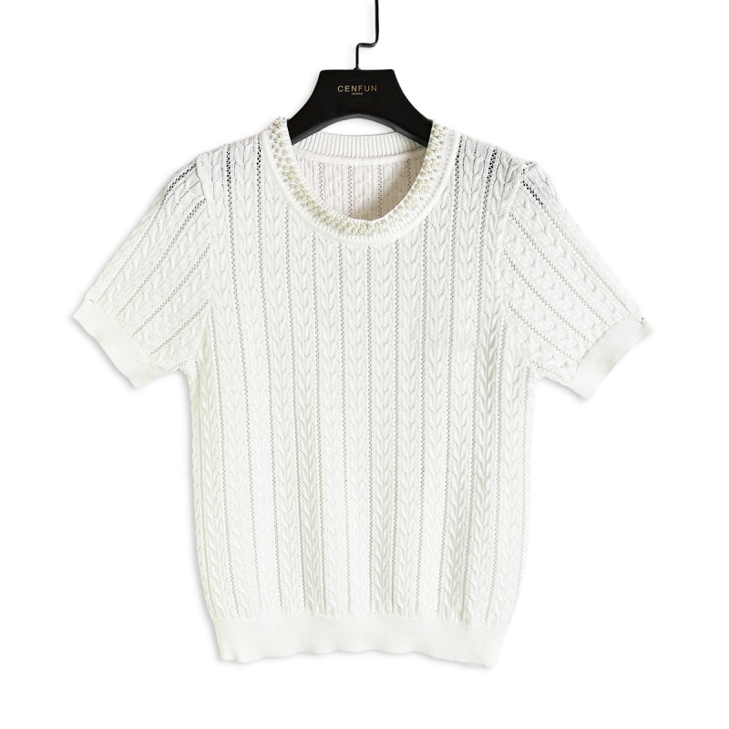 196*2025高奢定制上衣女装短袖A22045