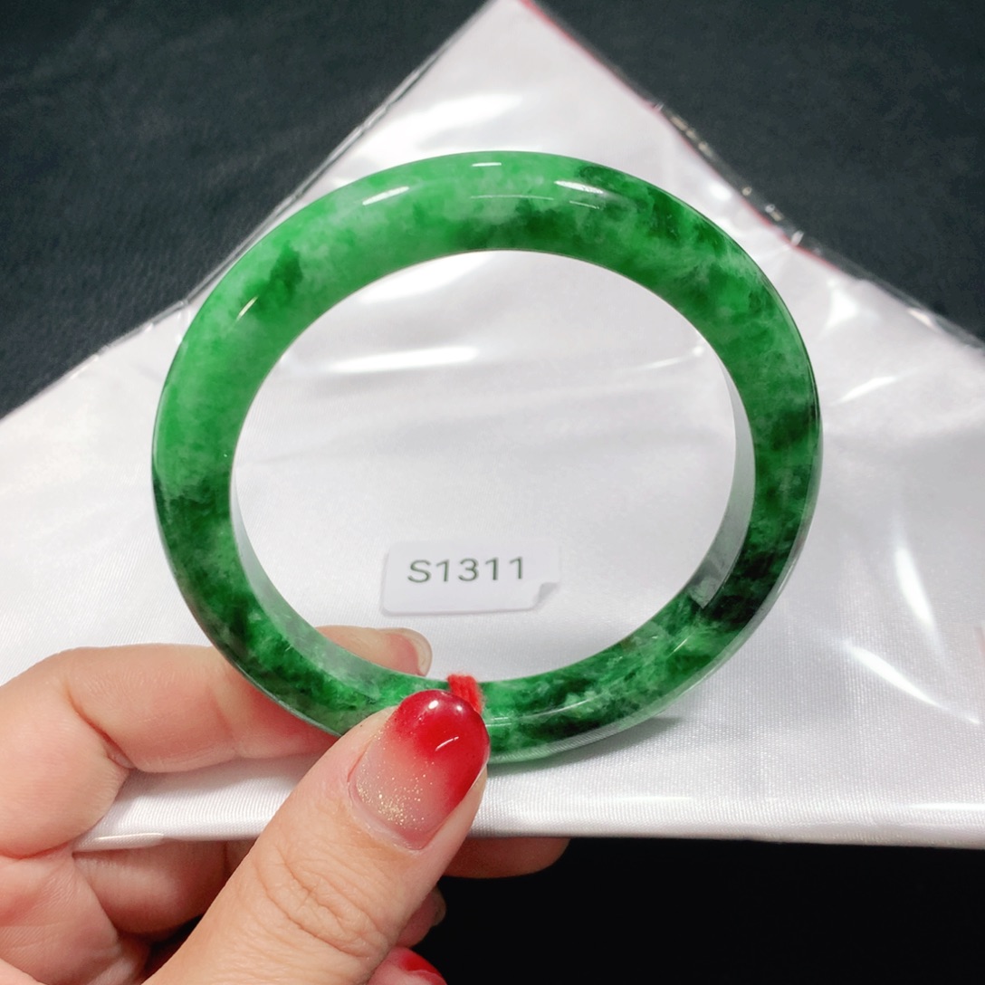 翡翠未镶嵌手镯S1311-03