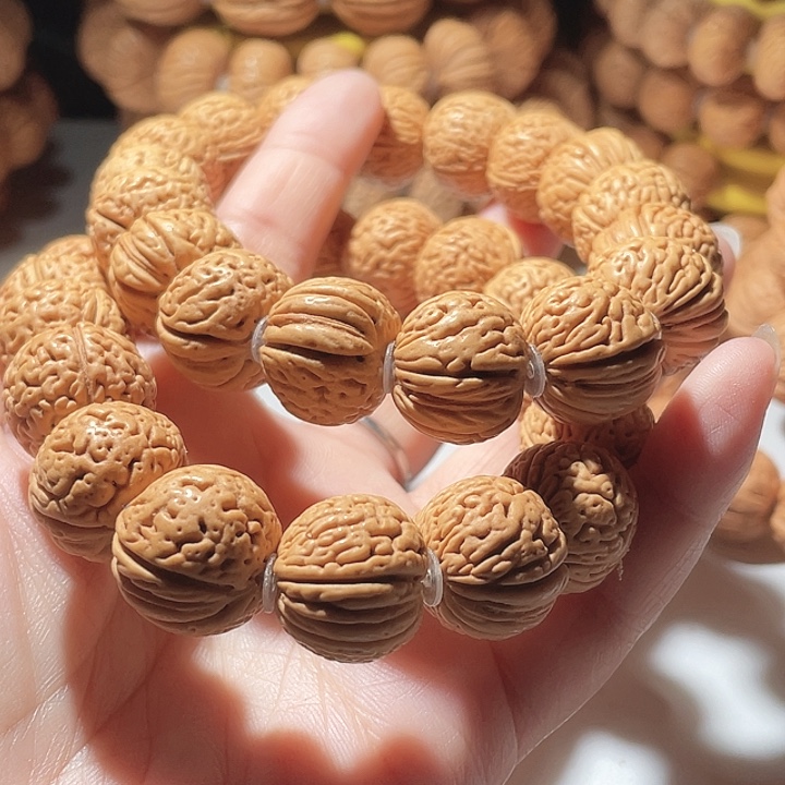 桃核吊坠桃核手串野生