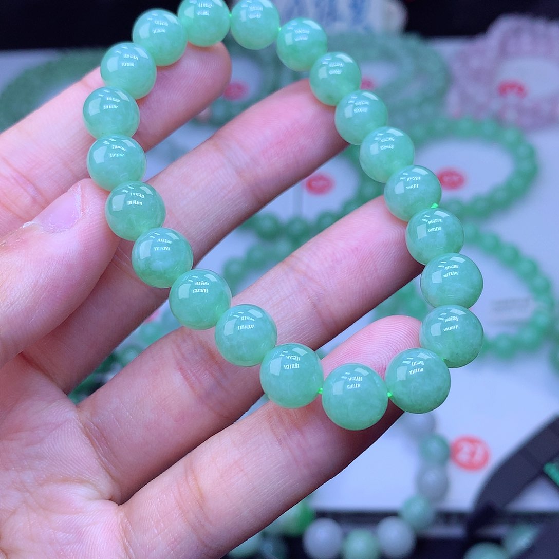 翡翠未镶嵌毛衣链