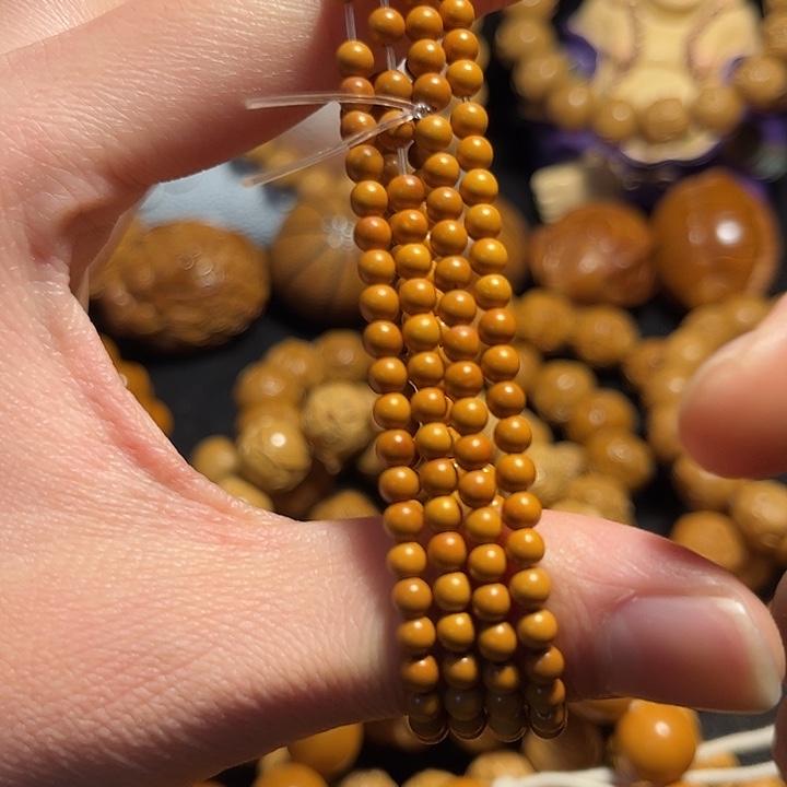 橄榄核手串/手链0.35正圆