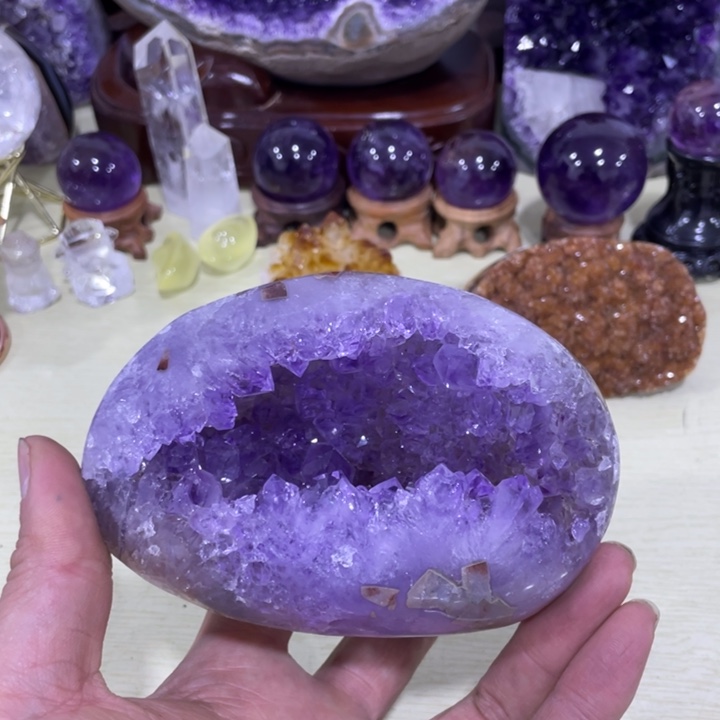 紫晶钱袋子未镶嵌