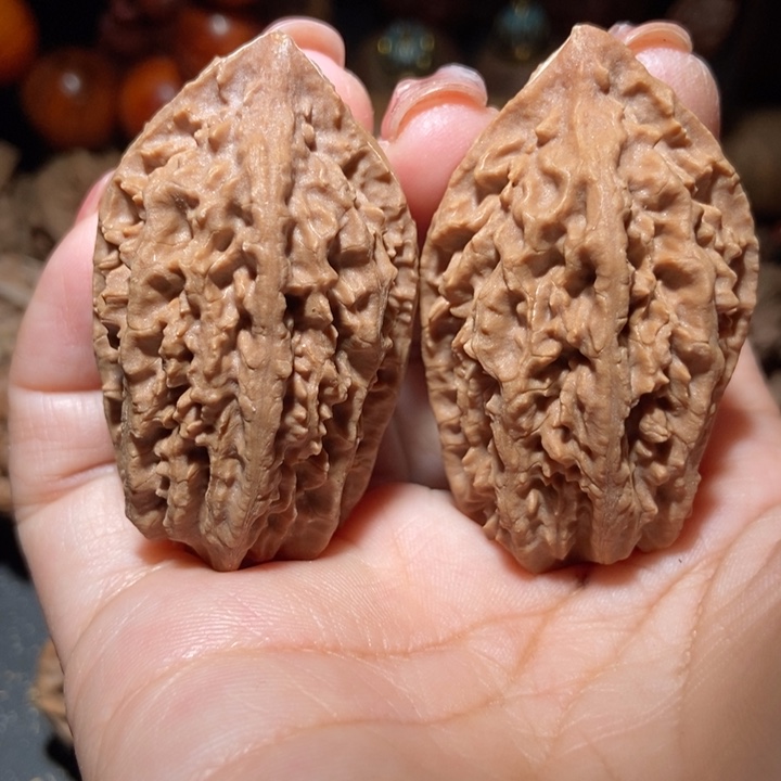 把件文玩核桃东北楸子小雪29