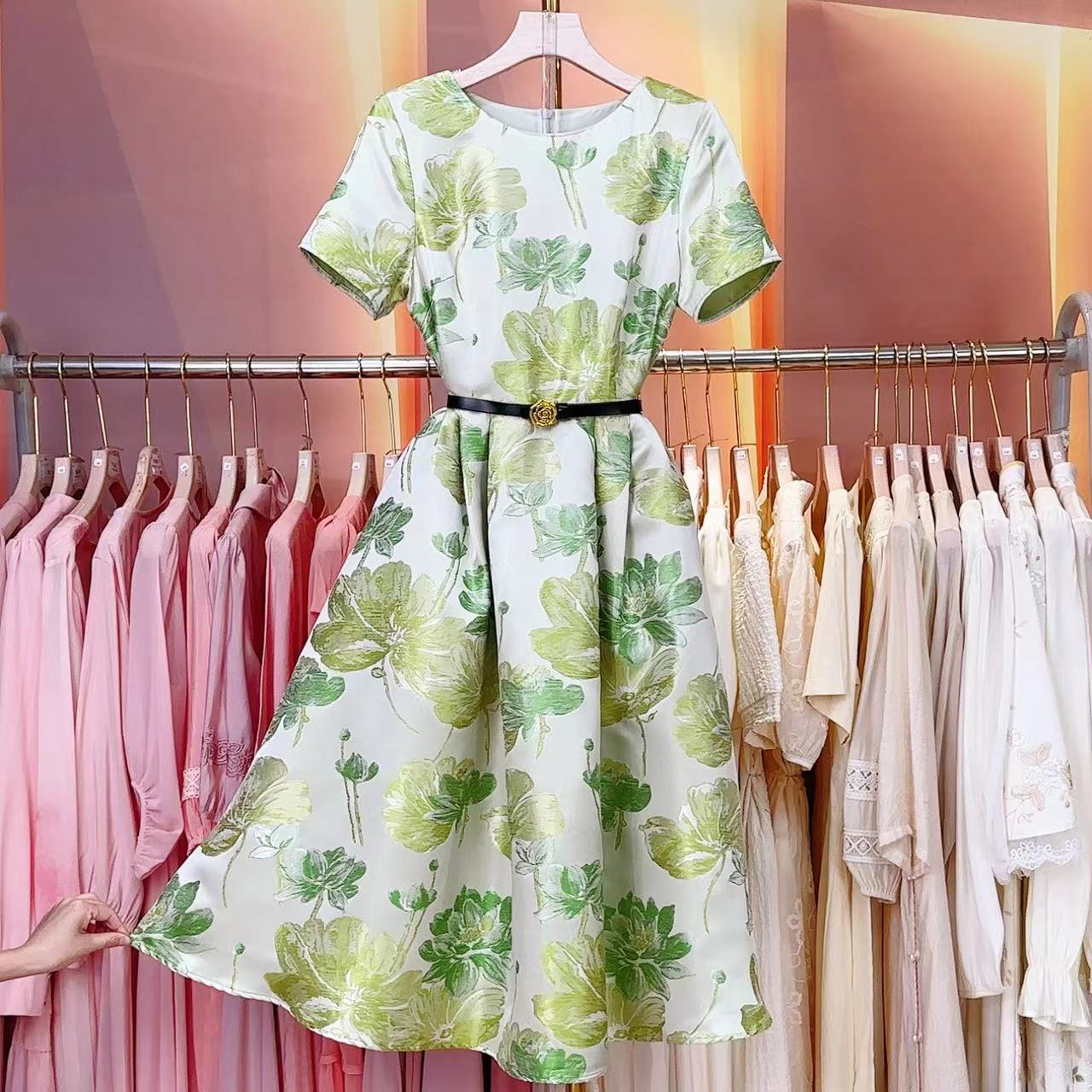 【RG049】2025年春装新款时尚气质百搭减龄显瘦新款女装连衣裙