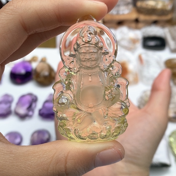 水晶颈饰未镶嵌周****店定制