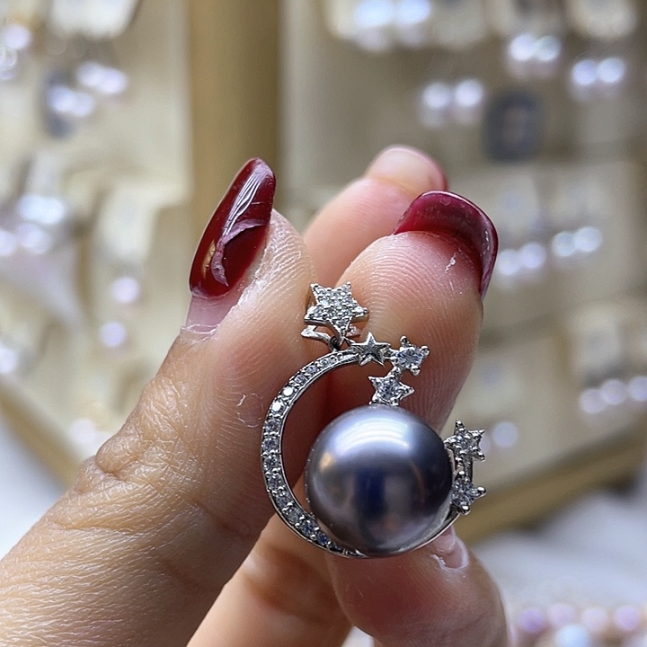 海水珍珠颈饰银S925镶嵌