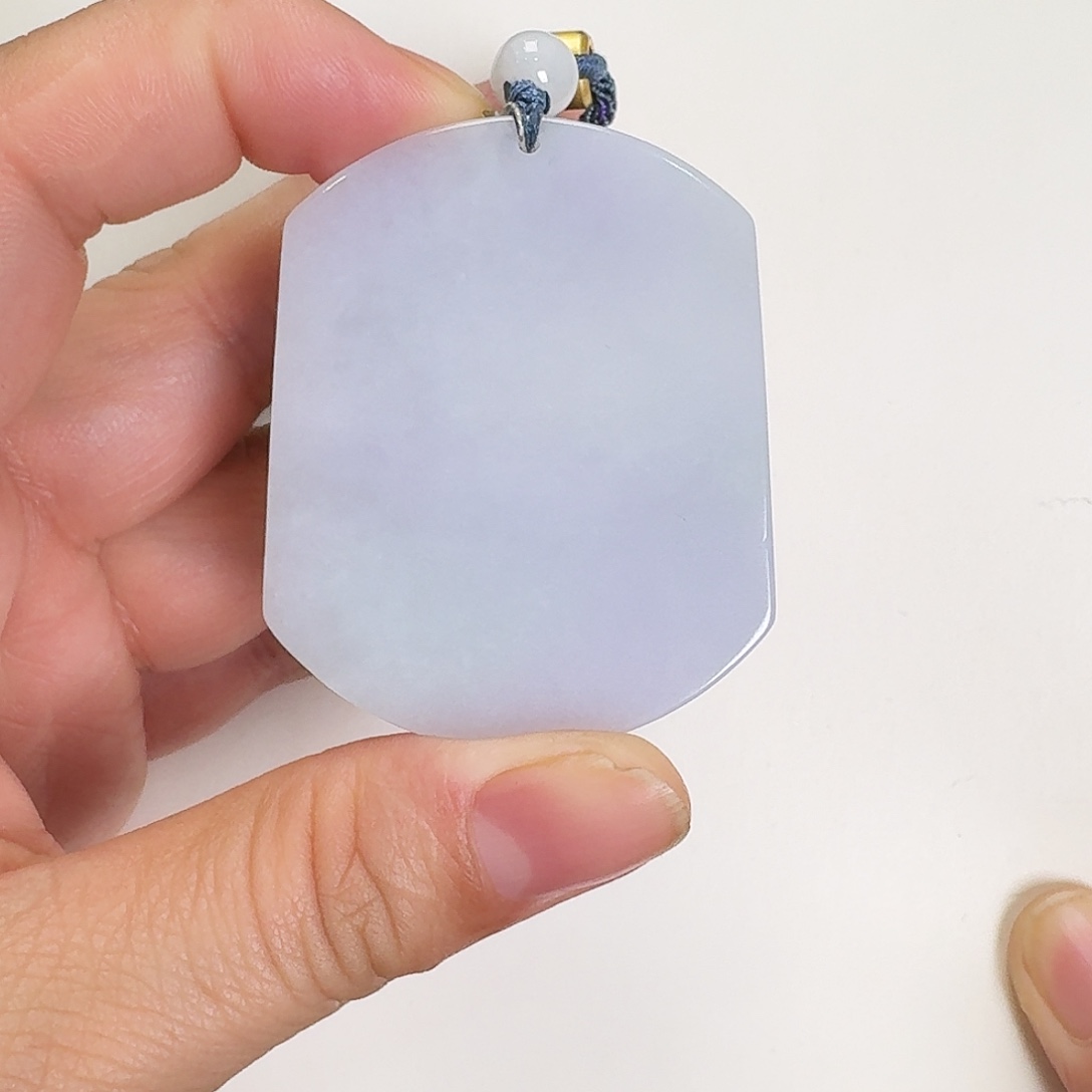 翡翠颈饰未镶嵌用****9无事牌