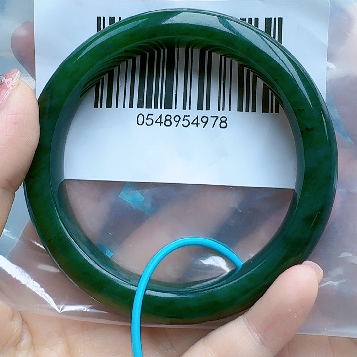 和田玉（碧玉）手镯未镶嵌用****26061包容小瑕