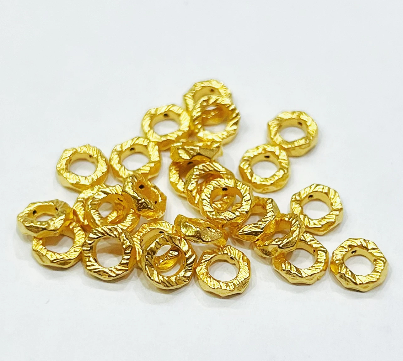 【实心】足金999盘缠散件 卡6（20颗）