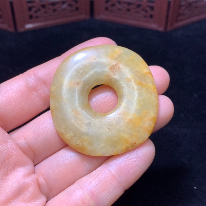 和田玉颈饰未镶嵌逍***～