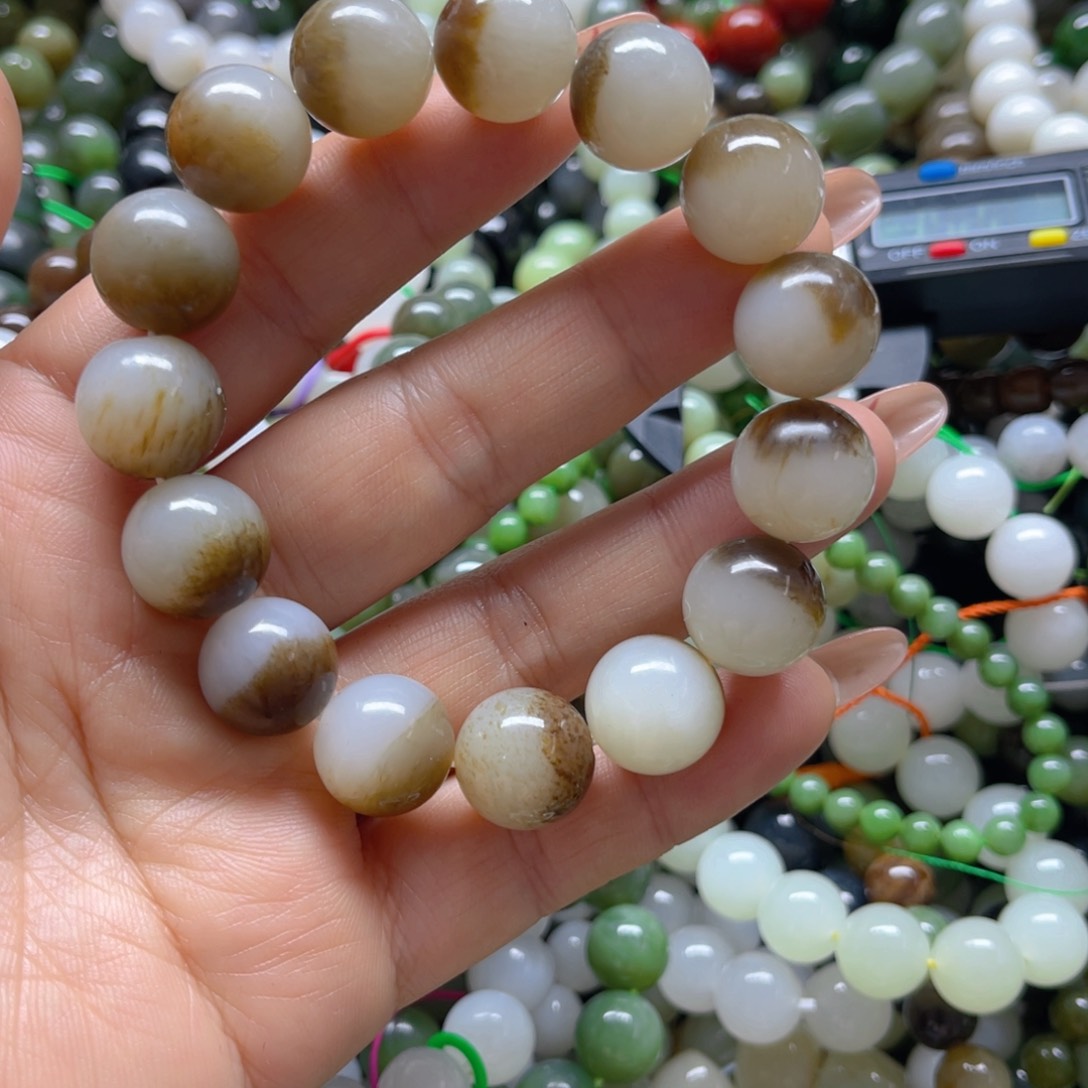 和田玉手链未镶嵌